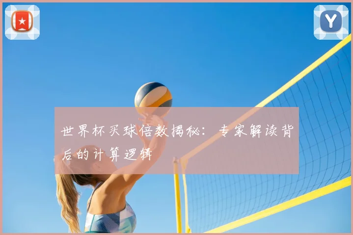 世界杯买球倍数揭秘:专家解读背后的计算逻辑